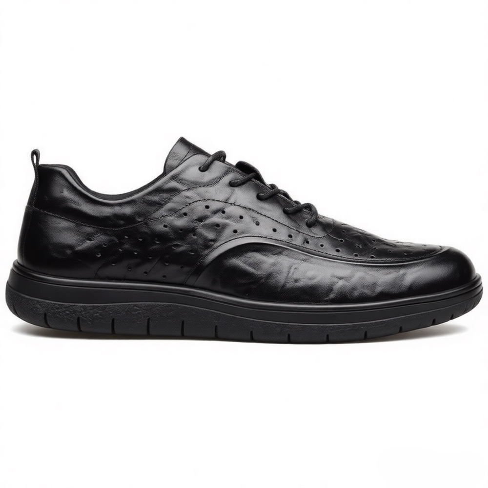 Leather Work Dress - Zapatos informales de cuero genuino, vestido