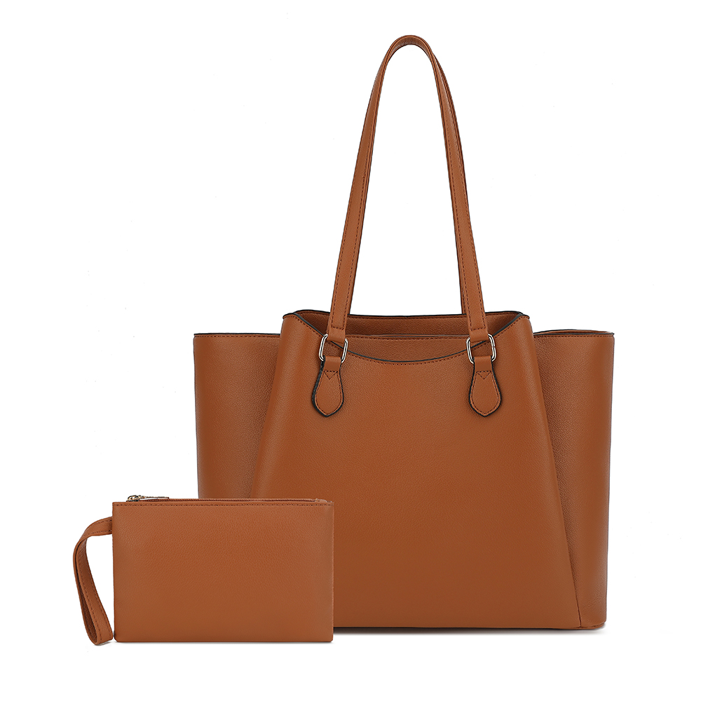 Leather Work Handbag - Bolso Tote para Mujer, Bolso de