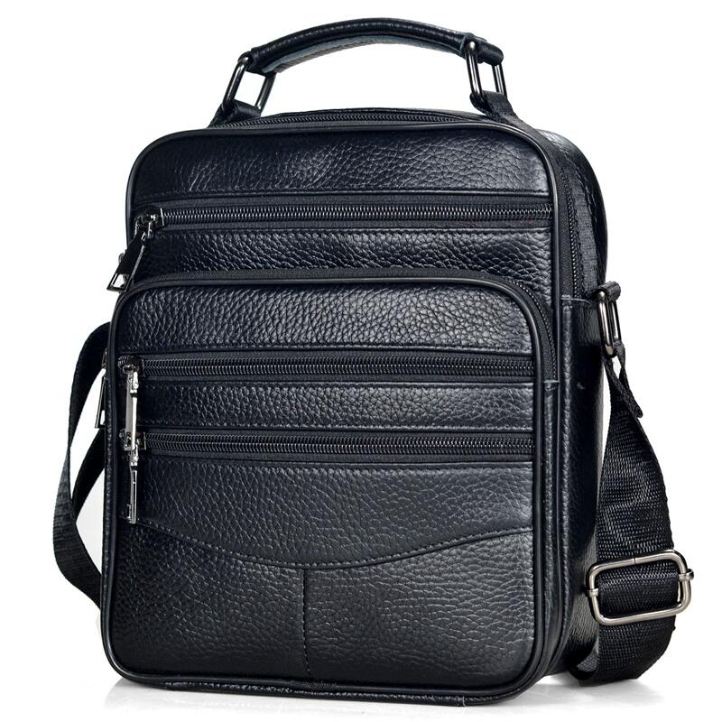 Leather Work Handbag - Bolsos de mano de piel auténtica