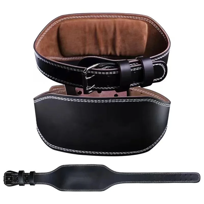 Leather Workout Belt - Cinturón de levantamiento de pesas, cinturón