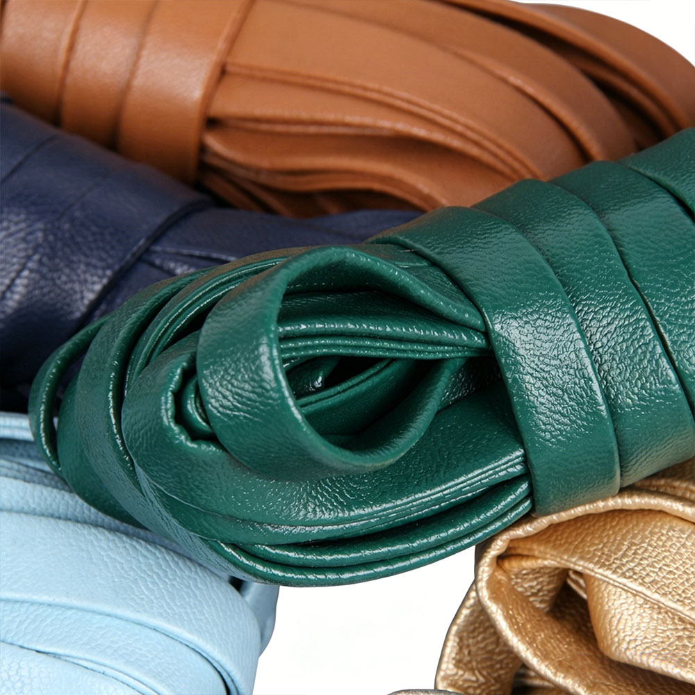 Leatherwork Pony - Cordón de Cuero PU de 5