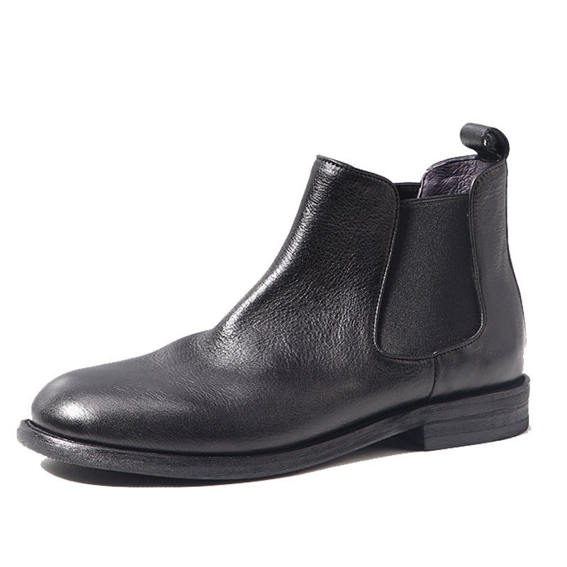 Leather Work Dress - Botas Chelsea de vestir de alta