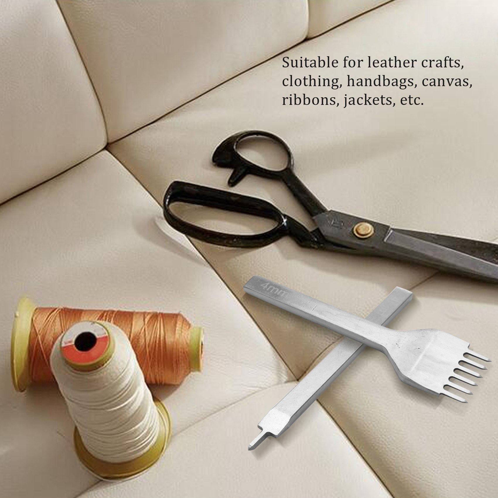 Groover Stitching Tool - BAAR-Juego de cinceles para coser cuero,