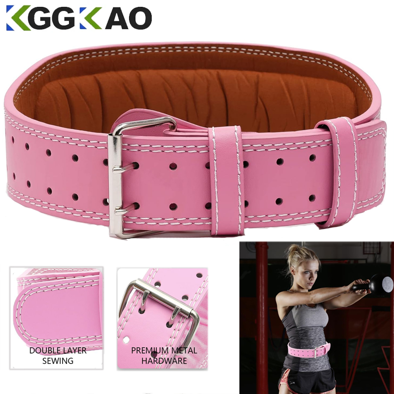 Leather Workout Belt - Cinturón de cuero para levantamiento de