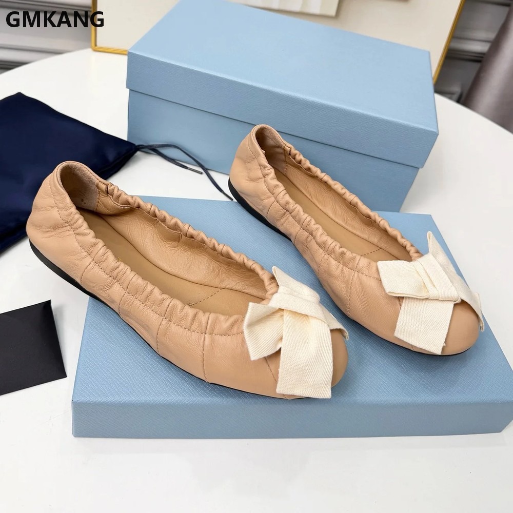 Zapatos Planos de Ballet para  - Leather Work Dress reseña y precio