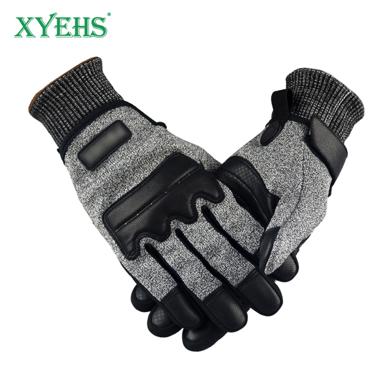 XYEHS Guantes tácticos anticor - Leveling Leatherworking reseña y precio