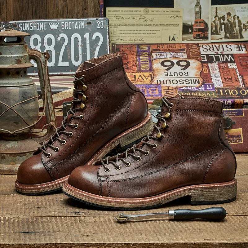 Botas británicas hechas a mano - Leather Work Dress reseña y precio
