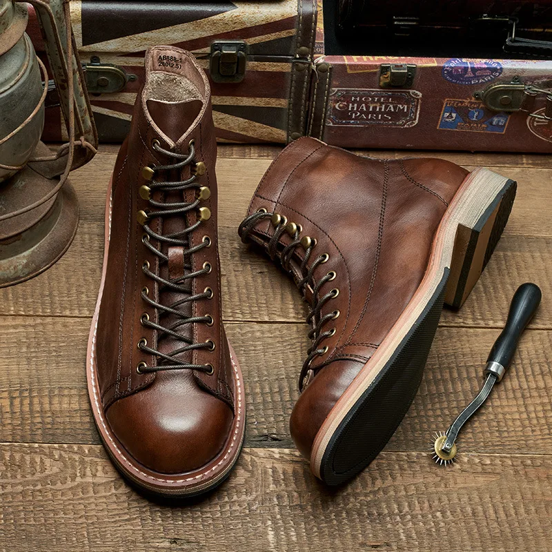 Botas británicas hechas a mano - Leather Work Dress reseña y precio