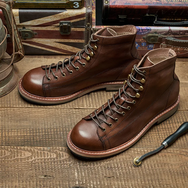 Botas británicas hechas a mano - Leather Work Dress reseña y precio