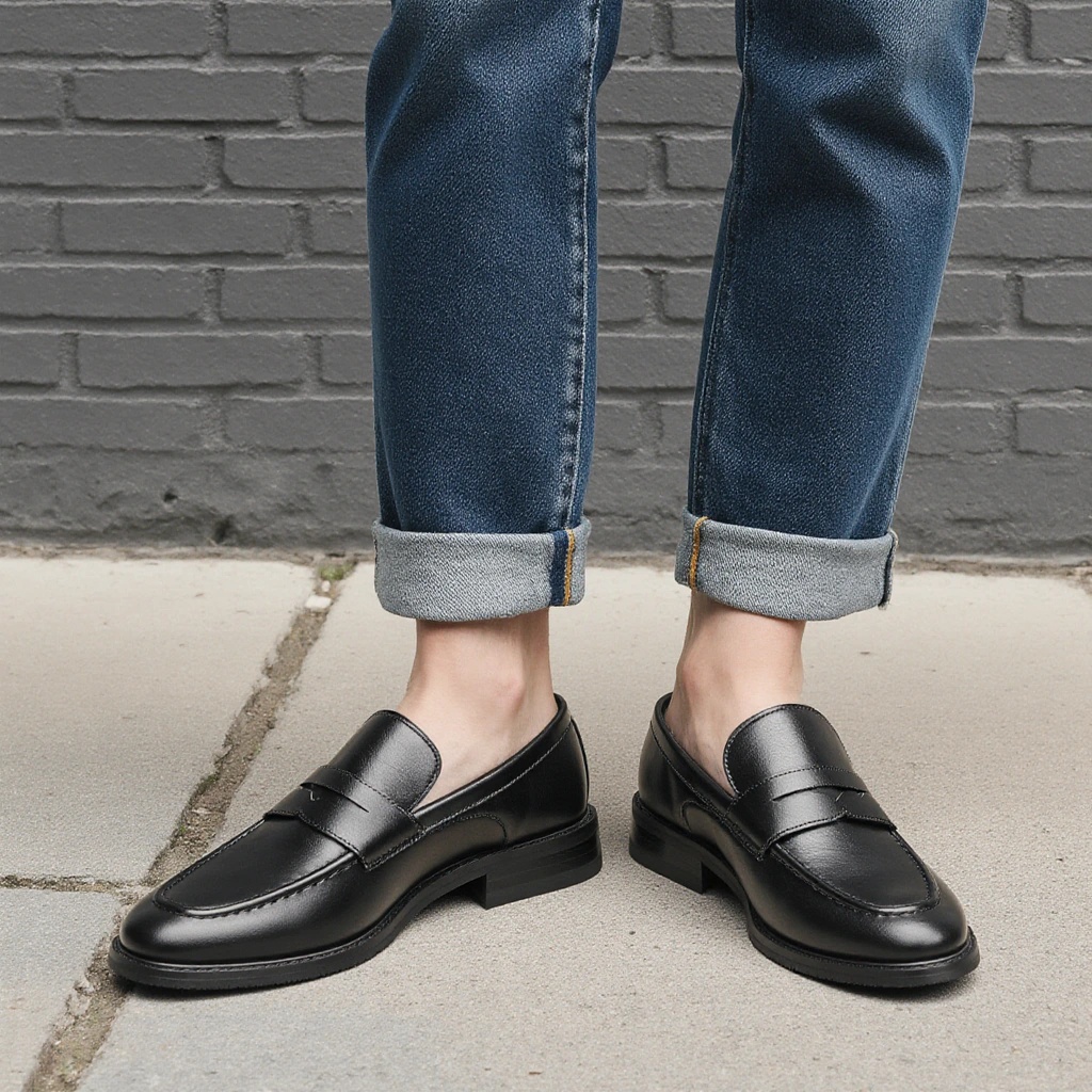 Mocasines Negros Clásicos para - Leather Work Dress reseña y precio