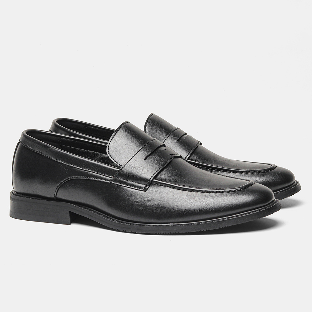 Mocasines Negros Clásicos para - Leather Work Dress reseña y precio