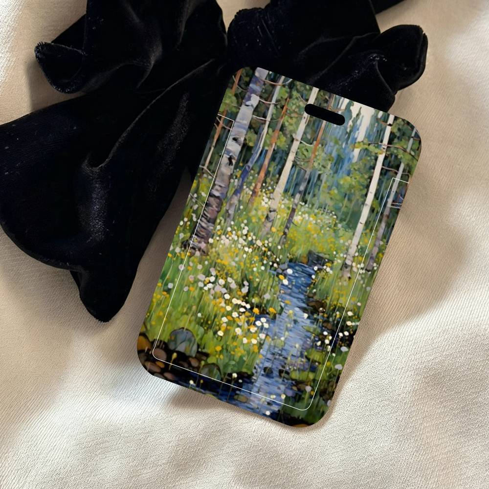 Portatarjetas con cordón y est - Leatherwork Flowers reseña y precio