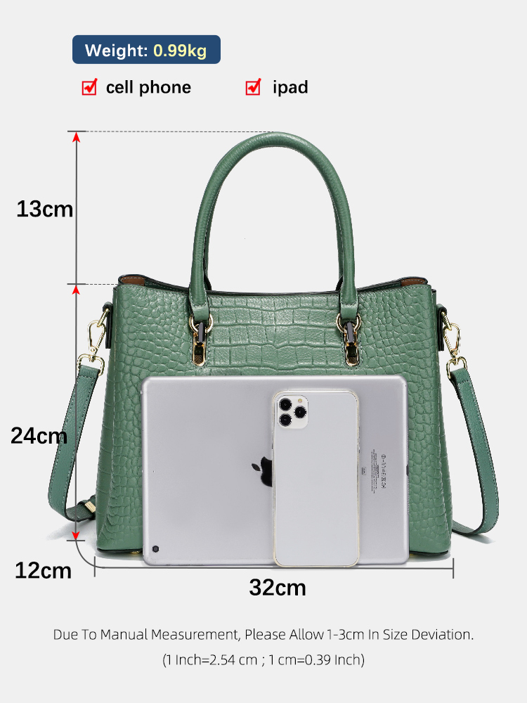 Bolso de mano Zency de piel au - Leather Work Handbag reseña y precio