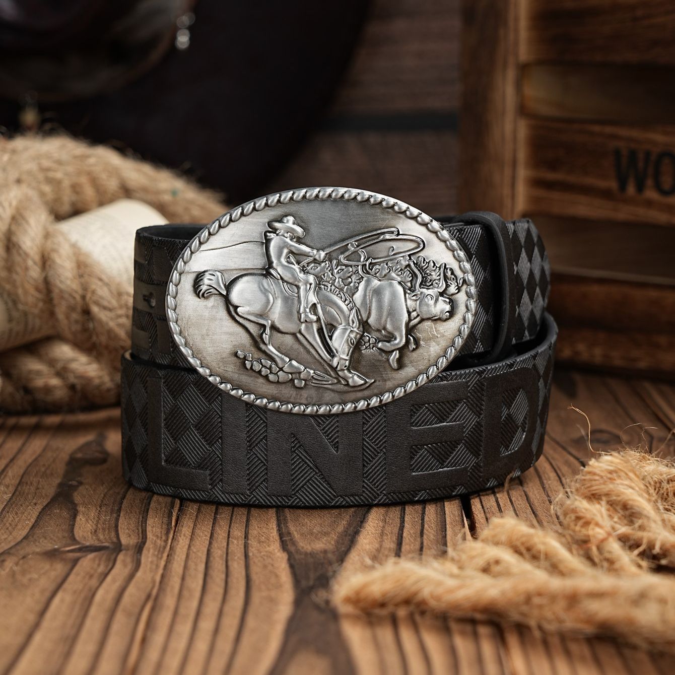 Cinturón Casual Retro para Hom - Leather Works Belt reseña y precio