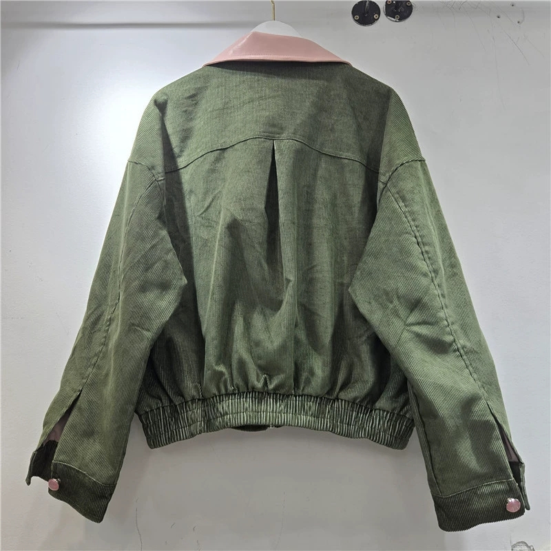Chaqueta de pana con flores bo - Leatherwork Flowers reseña y precio