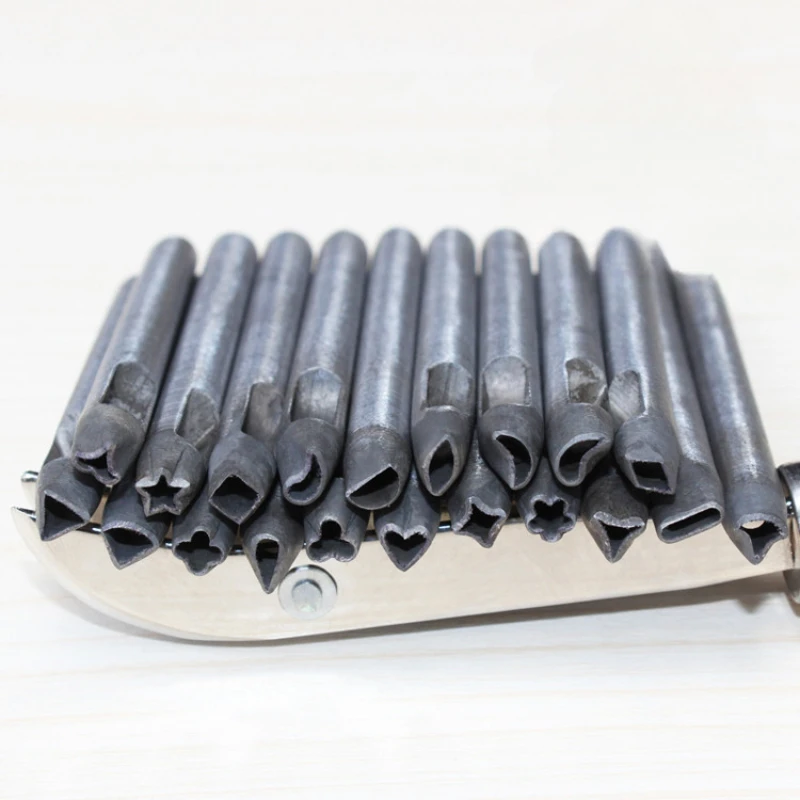 20 piezas de punzones de hierr - Leatherwork Flowers reseña y precio