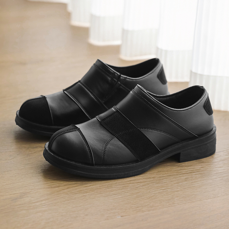 Zapatos de cuero negros a la m - Leather Work Dress reseña y precio