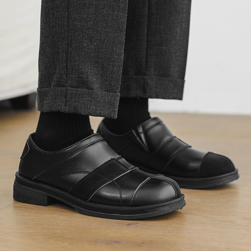 Zapatos de cuero negros a la m - Leather Work Dress reseña y precio