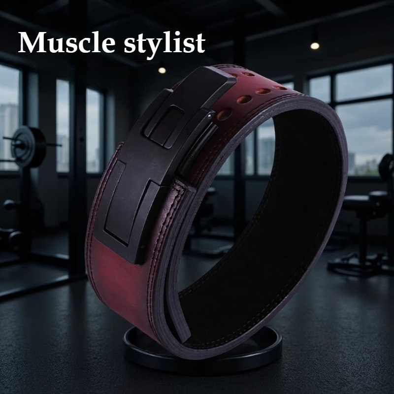 Cinturón de Levantamiento de P - Leather Workout Belt reseña y precio