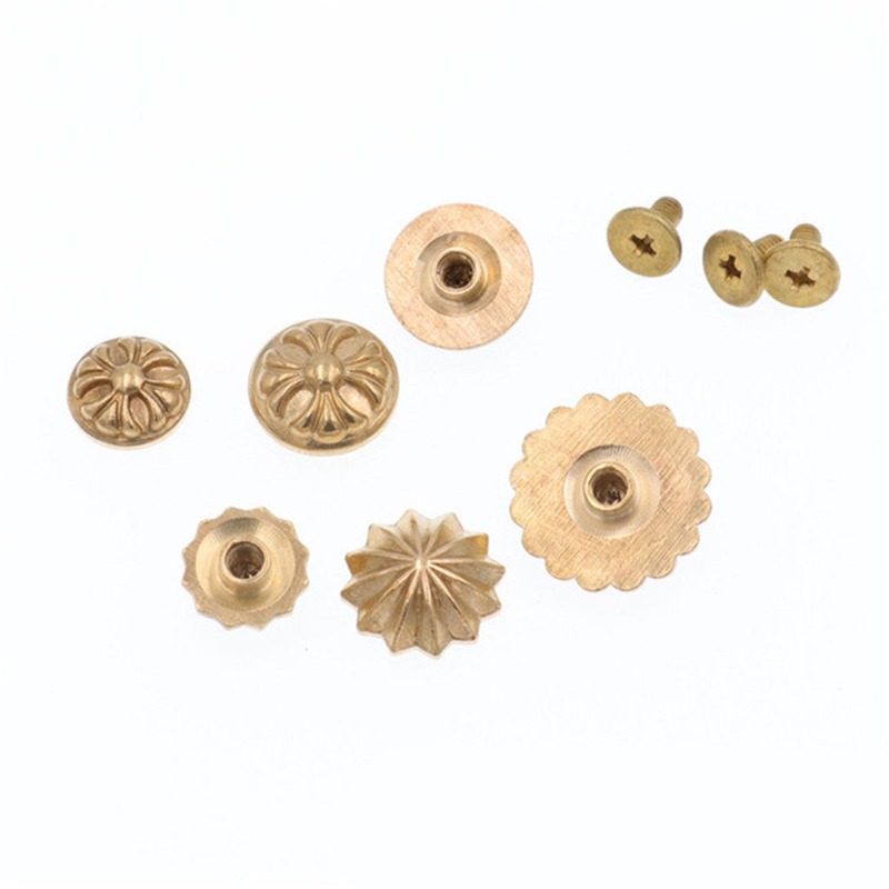 5 piezas Remaches de latón con - Leatherwork Flowers reseña y precio