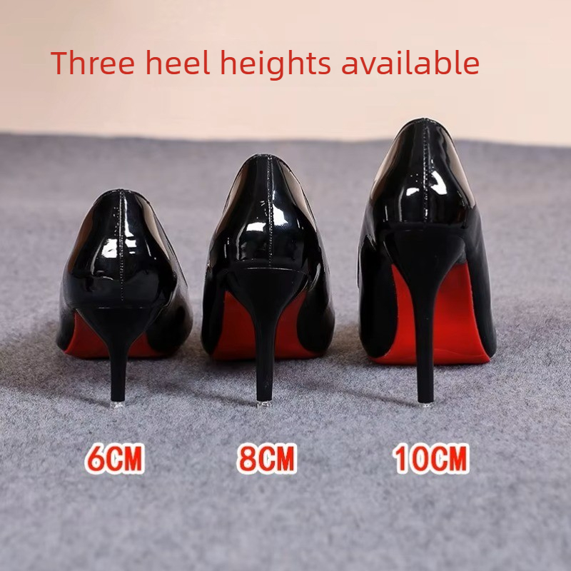 Zapatos de tacón de aguja de c - Leather Work Dress reseña y precio