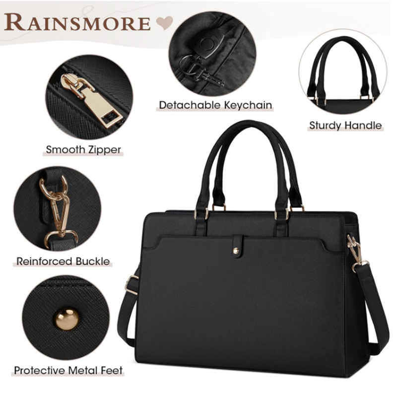 Bolso para ordenador portátil  - Leather Work Laptop Bag reseña y precio