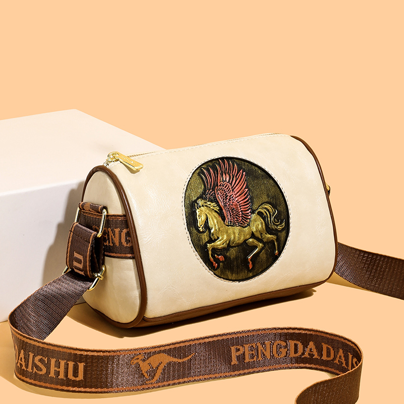Bolso de hombro de cuero con f - Leatherwork Flowers reseña y precio