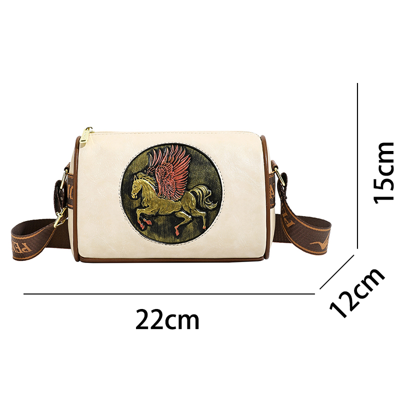 Bolso de hombro de cuero con f - Leatherwork Flowers reseña y precio