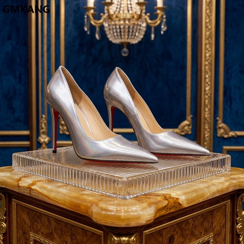 Zapatos de tacón alto y fino c - Leather Work Dress reseña y precio