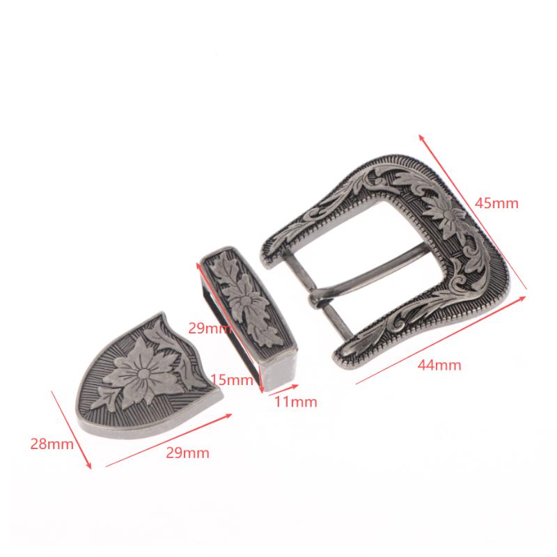 Hebilla de cinturón de metal v - Leather Works Belt reseña y precio