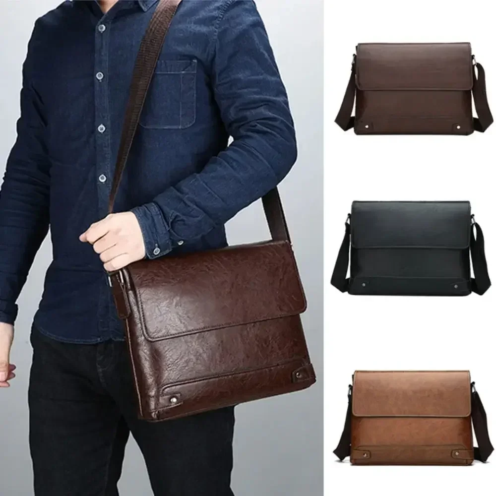 Maletín para hombre de cuero P - Leather Work Laptop Bag reseña y precio