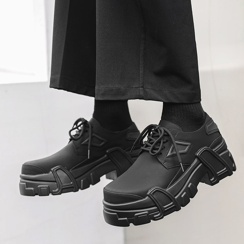 Zapatos de cuero con plataform - Leather Work Dress reseña y precio