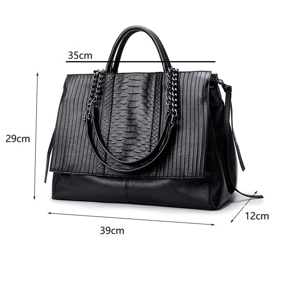 Bolso Tote Elegante con Cremal - Leather Work Handbag reseña y precio