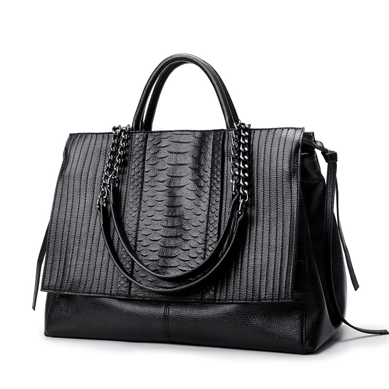 Bolso Tote Elegante con Cremal - Leather Work Handbag reseña y precio