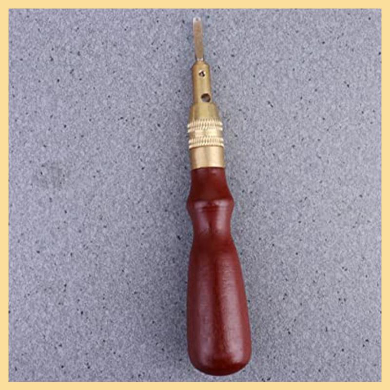7 Uds biselador de cuero ranur - Groover Stitching Tool reseña y precio