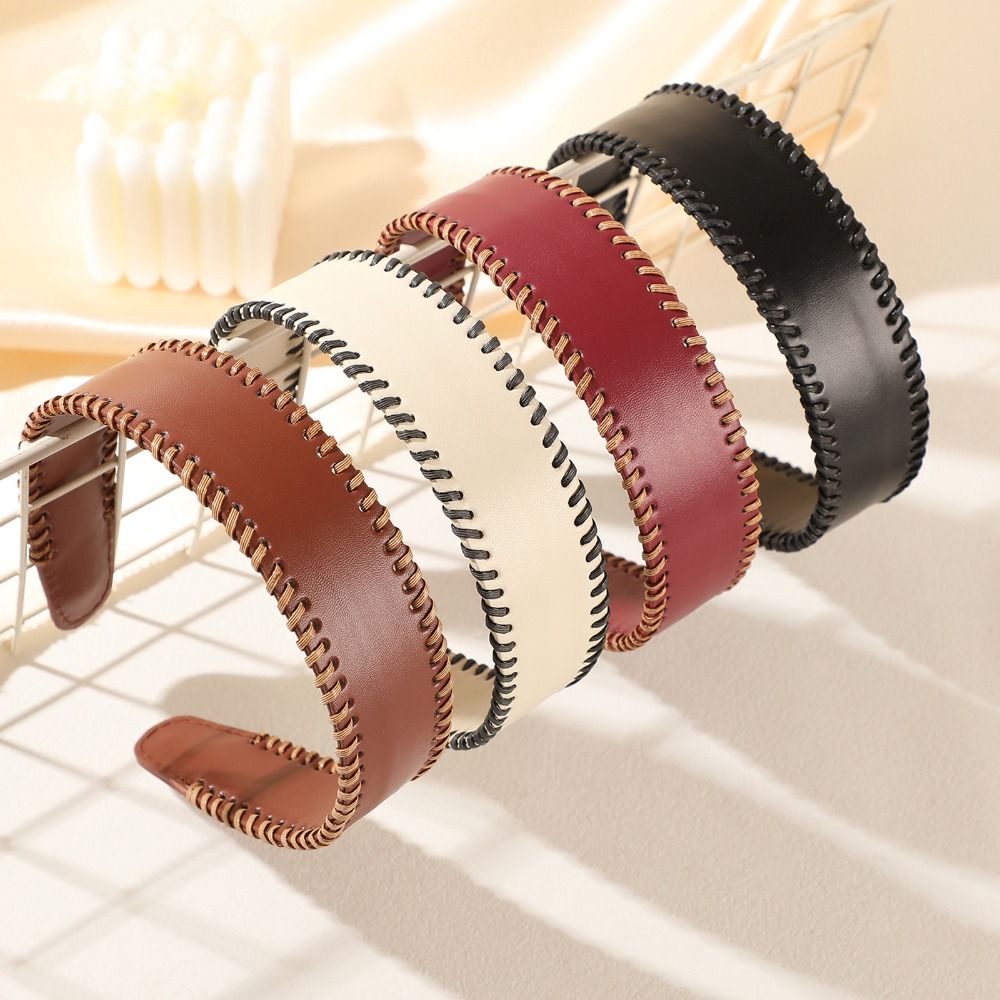 Diadema de cuero de color liso - Leatherwork Pony reseña y precio