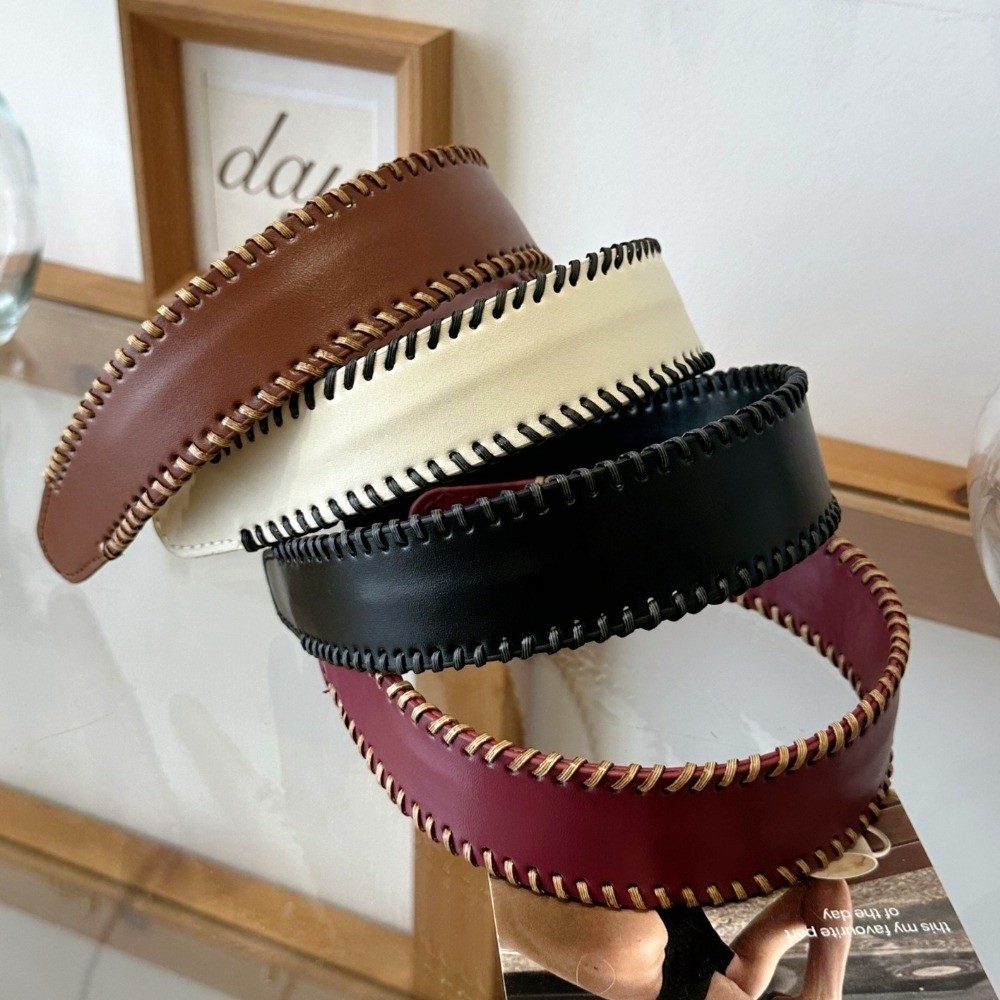 Diadema de cuero de color liso - Leatherwork Pony reseña y precio