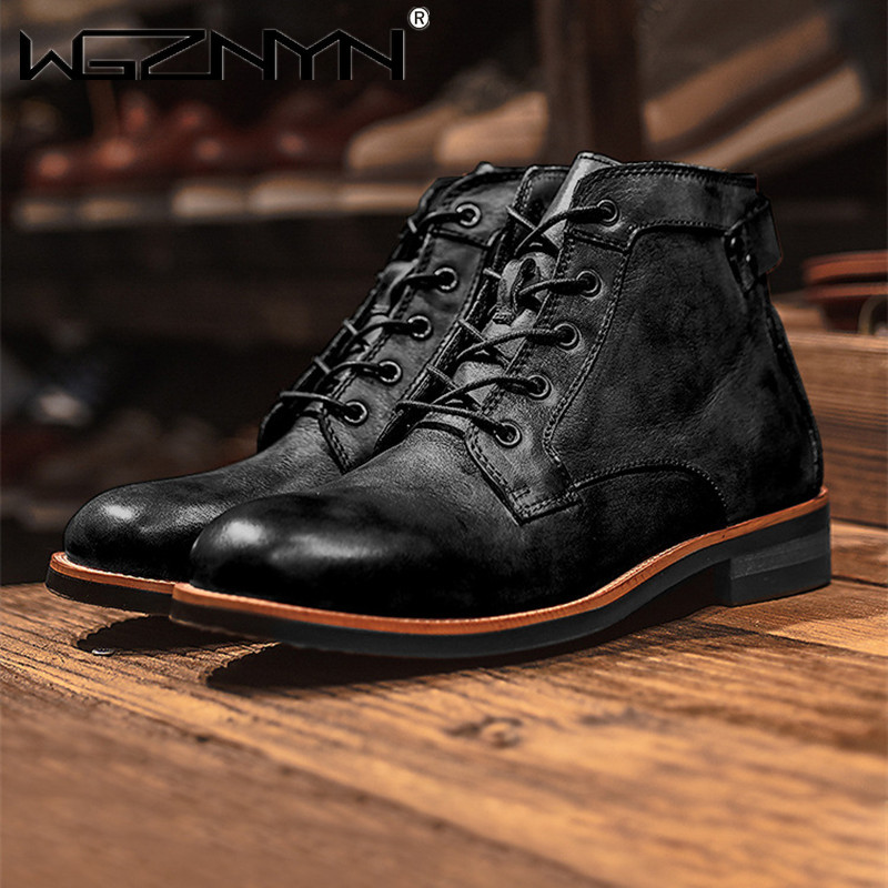 Zapatos de cuero Retro de lujo - Leather Work Dress reseña y precio