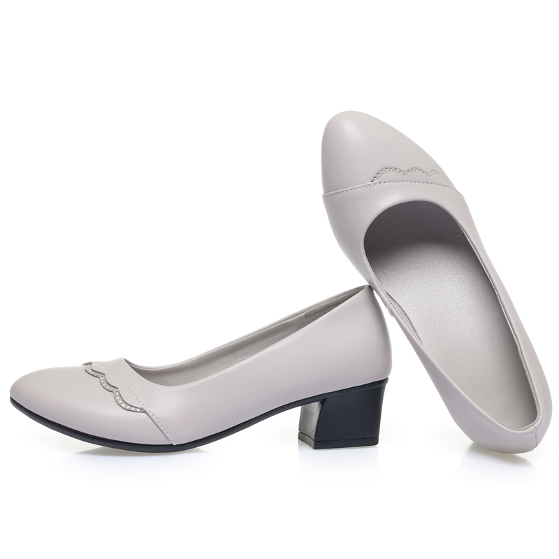 AIYUQI Zapatos de tacón de cue - Leather Work Dress reseña y precio