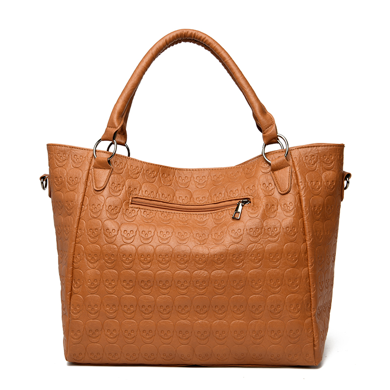 Bolso cruzado Punk Skull de cu - Leather Work Handbag reseña y precio