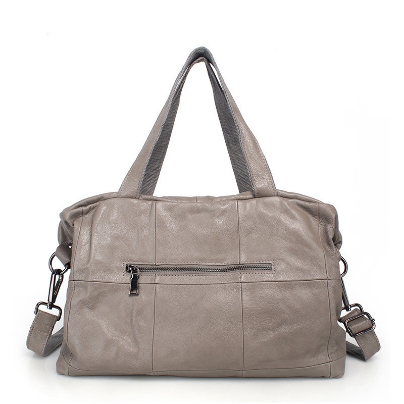 Bolso de mano de gran capacida - Leather Work Handbag reseña y precio