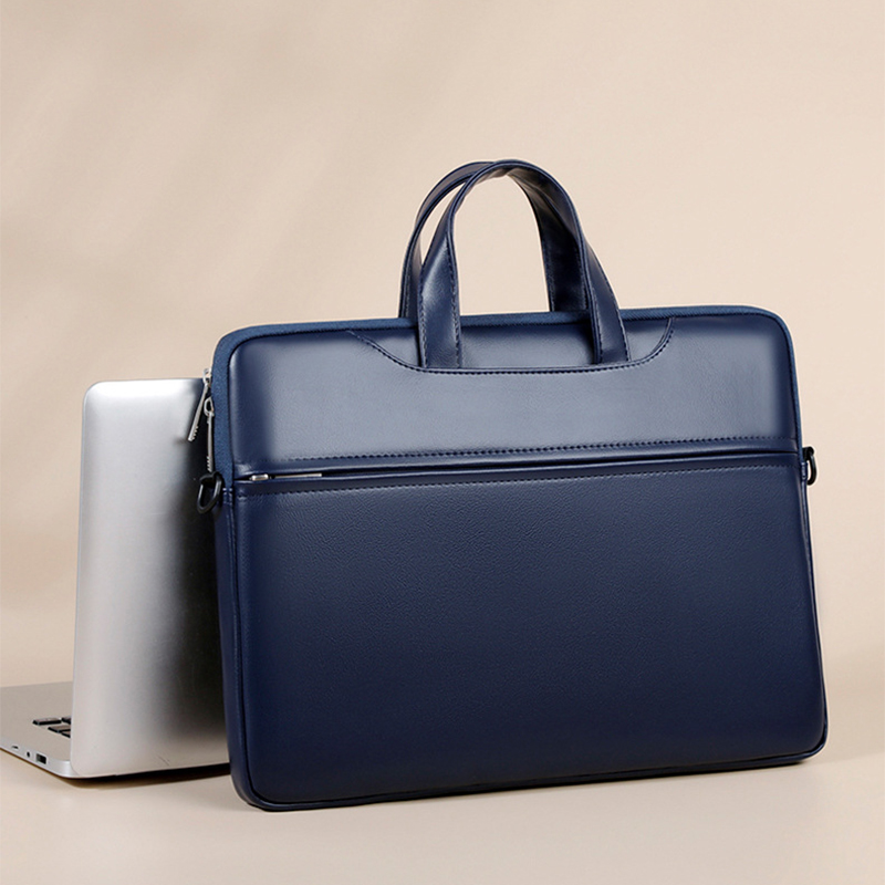 Maletín de negocios para hombr - Leather Work Laptop Bag reseña y precio