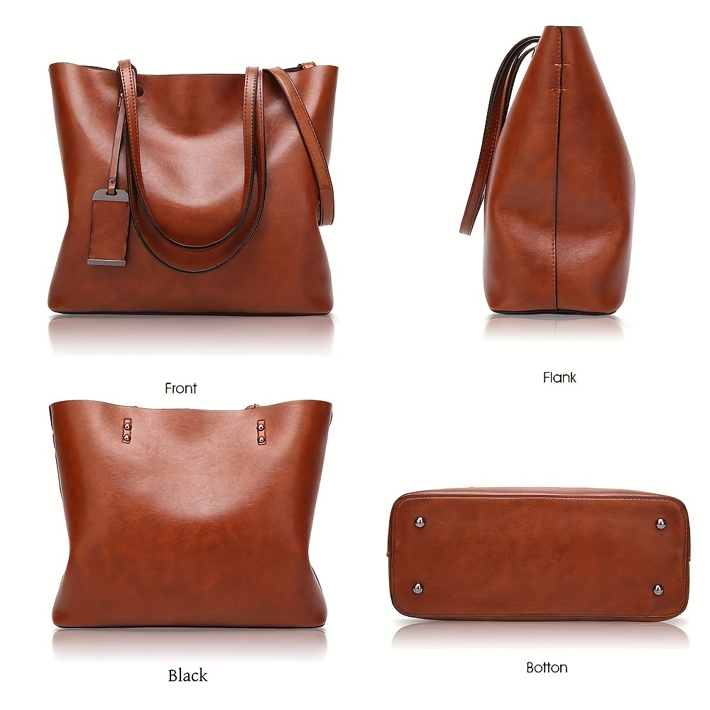 Bolso de mano de cuero Retro c - Leather Work Handbag reseña y precio